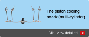 The piston cooling nozzle(multi-cylinder)